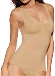 seamless Control Vest Cami Shapewear Tummy Slimming Body Shaper S M L XL 2XL 3XL (Medium, Beige)