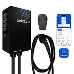 Grizzl-E Smart Level 2 240V / 40A Electric Vehicle (EV) Charger, Metal Case, UL Tested and Certified, Energy Star, Indoor/Outdoor Electric Car Fast Charging Station, NEMA 6-50, Black