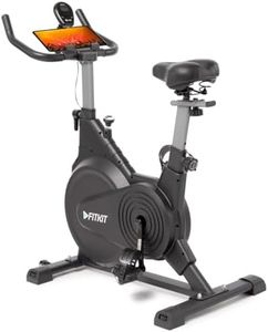 Fitkit by Cult FK7003 Spin Bike with 9Kg Flywheel, Adjustable Brake Pad Resistance & LCD Screen for Fitness at Home Workouts|Max Weight Capacity: 140 kg (Black)