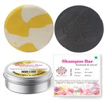 Pratha Natural Shampoo Bar Combo (Pack of 2) with Murumuru Butter (Murumuru + Shikakai)