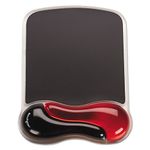 Kensington Duo Gel Mouse Pad with Wrist Rest - Red (K62402AM)