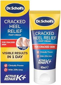 Dr. Scholl's Cracked Heel Complete Cream with Repair K+, 60ml - Moisturising Treatment Cream for Cracked Heels and Dry Skin with Keratin- 1 x 60 ml