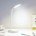 Battery powered desk lamp,White des