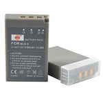 DSTE 2pcs BLS-5 Rechargeable Li-ion Battery for Olympus PS-BLS5, OM-D E-M10, PEN E-PL2, E-PL5, E-PL6, E-PM2, Stylus 1 Digital Cameras