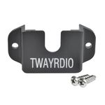 TWAYRDIO Dashboard Mount Holder Hanger for Handheld Radio, Speaker Mic, CB/Mobile Radio Microphone, Belt Clip Hook with Screws for Motorola Midland BaoFeng Yaesu Walkie Talkie Two Way Radio (Black)