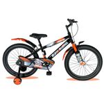 BLACK SHARK Aqua 20 Inches Bike for Kids Bike Brake | Bicycle for Boys & Girls | Frame | 90% Pre-Assembled | (Orange, 20 Inches)