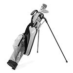 Sunday Golf - Lightweight Sunday Golf Bag with Strap and Stand – Easy to Carry and Durable Pitch n Putt Golf Bag – Golf Stand Bag for The Driving Range, Par 3 and Executive Courses – 31.5 inches Tall…