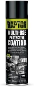 Raptor Liner U-POL Protective Coating Agent Protective Coating 1K Aerosol RMUB/AL Black 1 Part DIY Durable Waterproof UV Protection Black