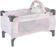 Adora Pack-N-Play Deluxe Baby Doll Crib & Easy to Convert Changing Table Set, Includes Storage Box and Removable Diaper Pad, Holds Most Dolls up to 20 for Ages 3+