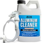 Aluminum Cleaner & Brightener & Restorer Aluminum Pontoon Cleaner Jon Boat and Canoe Aluminum Brightener Boat Cleaner Stain and Oxidation Remover Acid Wash