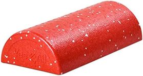 Yes4All Half Roller EPP - Red Snow, 12 inches, Extra Firm Muscle Therapy Foam Roller