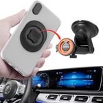 sincetop Car Phone Holder Mount, Cell Phone Mount for Car Dashboard Windshield, 3 in 1 Super Suction Cup with Strong Sticky Gel, Adjustable Universal for All Smartphones