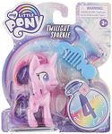 MY LITTLE PONY Twilight Sparkle Potion Pony, 3-inch Purple Pony Toy with Brushable Hair, Comb, 4 Surprise Accessories