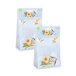 WILLOWBROOK | Fresh Scents Scented Sachet Packet | White Cotton | Air Freshener Bags for Drawers, Closets, Cars | 6 Pack | Long Lasting Home Fragrance