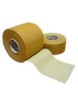 Leukoplast Tan Zinc Oxide Tape Strong But Tearable - High Permanent Adhesion - 5Cm X 9.2Cm - Box of 6 Rolls in Tan