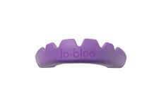 lobloo Slick Professional Dual Density Mouthguard for High Contact Sports as MMA, Hockey, Football, Rugby. Large +14yrs, Purple