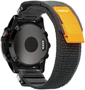 Compatible With Garmin, Trail Loop Nylon Sport Band For fēnix/Forerunner/Approach/MARQ/quatix/D2 Series Tough Replacement Band For Men