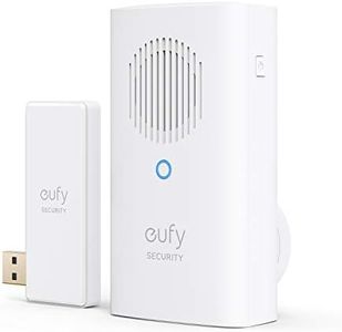 eufy Security Video Doorbell Add-on Chime, Requires eufy Security Video Doorbell 2K (Battery Powered) or Video Doorbell Dual, Simultaneous Ringtone, Volume Control, Works with HomeBase 2/HomeBase 3