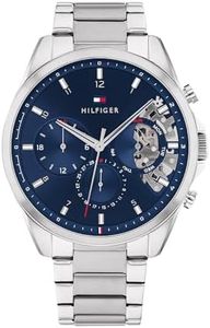 Tommy Hilfiger Baker Stainless Steel Dial Men's Watch