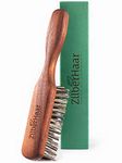 ZilberHaar Vegan Beard Brush - Stiff Bristles - Oiled Walnut and Mexican Tampico bristles - Animal-Free Beard Grooming Product - Made in Germany