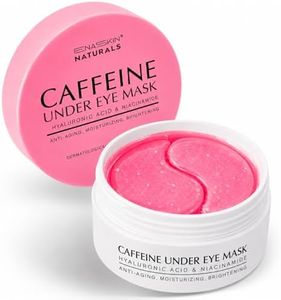 Under Eye Patches for Dark Circles: Caffeine Gel Masks for Puffiness Undereye Bags Wrinkles - Instant Brightening Moisturizing Skin Treatment Pads - Gift for Mom Traveler Night Worker, 30 Pairs (Rose)