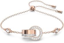 SWAROVSKI Dexera Bracelet, White, Rose-gold tone Finish