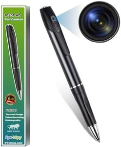 Eye4Spy Spy 1080p Full Hd Pen Camera Hidden – Secret HD Mini Camera (No WiFi) | Rechargeable - 100 Minutes Backup | Perfect for Meetings, lectures, interviews, Personal Security (6-Months Warranty)