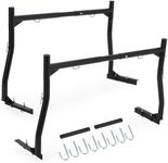 GarveeTech Pickup Truck Ladder Rack | 46" - 71" Adjustable Width | 800 LB. Load Capacity | Non-Drilling Steel Truck Rack | Heavy Duty Truck Bed Ladder Rack for Kayak, Surfboard, Lumber (2 Pack)