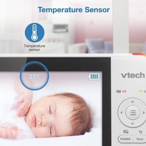 VTech Video Baby Monitor with 2 Cameras – Split Screen Display
