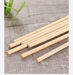 vinayaka mart 16 inches 5mm Heavy Duty Wooden Bamboo Skewers Sticks,Potato Twister Stick (50pcs)