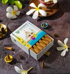 Vaidibhyo® Luxury Nagchampa Incense Cones - 40 Pcs | Herbal | Classic Spiritual Aroma | Enhances Meditation | Eco-Friendly Packaging | Free Stand Inside