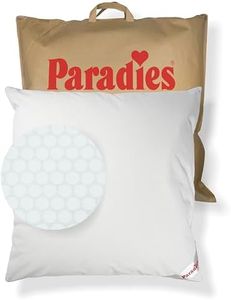 PARADIES kühlendes Kopfkissen 80x80 cm Softy Cool Dream Bio - atmungsaktives und feuchtigkeitsregulierendes Kissen mit Kühleffekt