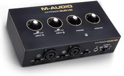 M-AUDIO M-Track Duo HD Audio Interface 24bit 192kHz for Recording, Streaming, Podcasting with USB-C, 2 XLR TRS Inputs, 2 TRS Outputs, Software Suite