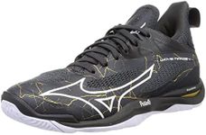 Mizuno Wave Mirage 4 Handball Shoes, black / gold, 25.5 cm 2E