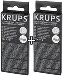 KRUPS XS3000 Cleaning Tablets for KRUPS Fully Automatic Machines (2 Pack)