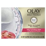 Olay Daily Facials Daily Clean 4-in-1 Water Activated Cleansing Cloths, 33 count