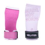 Velites I Grips Quad Pro I Professional Grips for Cross Training or Gymnastics I Suitable for Any Surface I Use with Magnesium I Include Fabric Wristbands to Gift Match.