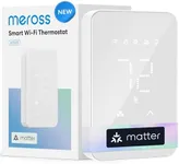meross Matter Smart Thermostat for Electric Baseboard Heater, Works with Alexa, HomeKit, Google, SmartThings, Programmable WiFi Thermostat for House, Energy Saving, App & Voice Control for Smart Home