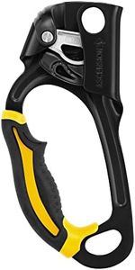 Petzl Left Ascension Handed Ascenders, Black/Yellow