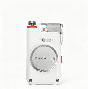Cheerdots CheerPlay Tactile Phone/Tablet Controller, Fidget-Style Handheld Remote with Trackpad, One-Touch Shortcuts and Remote Camera for iPhone, iPad, Android（White）