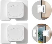 KPNG Baby Guard, Drawer Lock, Child Lock, Baby Safety Lock, Stopper, Earthquake Prevention, Suitable For Refrigerators, Won't Damage Furniture, Easy Installation (Pack Of 2, Flat Angle Lock, White)