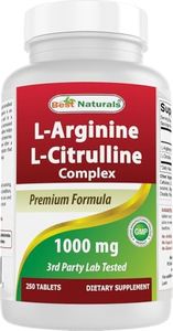 Best Naturals L-Arginine L-Citruline Complex Tablets, 250 Count