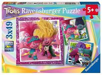 Ravensburger Trolls 3 Movie Band Together - 3x 49 Piece Jigsaw Puzzles for Kids Age 5 Years Up