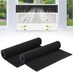 2 Pcs Window Air Conditioner Filters - 24 x 15 x 1/4 in Cut to Fit Foam Replacement Filters, Compatible with FRIEDRICH, GE, HEPA, Next Gen AC Window Unit Air Purifier