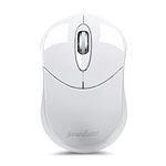 Perixx PERIMICE-802W Wireless Bluetooth Mouse - Portable Design for Windows, iOS, and Android Tablet - White