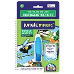 Jungle Magic Metal Doodle Waterz - Reusable I Water Colouring Book - Panchtantra Story I Fox & Crow I Self-Drying With Easy To Hold Water Pen I Educational Toy For Kids