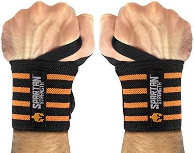 Sparthos Wrist Wraps 21 inches(!) Long - for Gym, Powerlifting, Weightlifting, Bodybuilding - Heavy Duty - for Men & Women - Improves Hand Strength & Supports Wrists