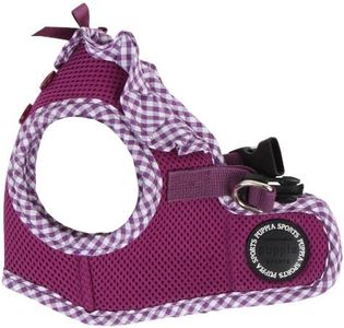 Puppia Vivien Vest Dog Harness Step-in All Season Mesh Cute No Pull No Choke Walking Training for Small Dog, Purple, Small