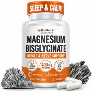 Magnesium Glycinate 400mg - Albion Chelated Bisglycinate for Sleep, Muscle & Nerve Support, Calm & Relaxation for Women and Men | High Absorption, Gentle on Stomach | Non-GMO, 120 Vegan Capsules