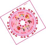 Valentine Day Round Theme Bingo Housie tambola Tickets (Printed on Hard Sheet, Big Size Tickets, 200 Cards)